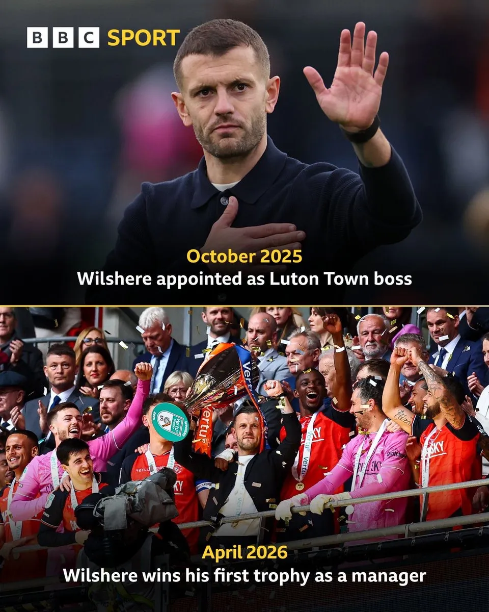 执教开门红！前枪手中场威尔希尔率卢顿问鼎联赛锦标赛冠军